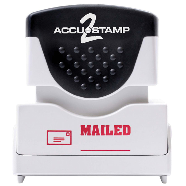 Photos - Accessory AccuStamp2 Pre-Inked Message Stamp, "Mailed", Red