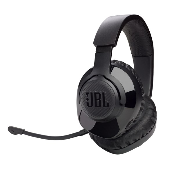 JBL Quantum 350 Wireless PC Gaming Headset With Detachable Boom Mic, Black