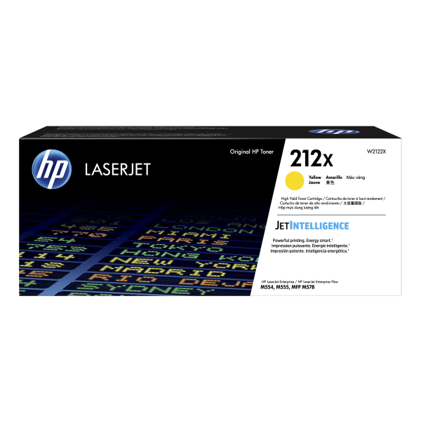 HP 212X Yellow High Yield Ink Cartridge, Prints Up to 10,000 pages (W2122X) | Quill