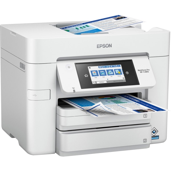 Epson® WorkForce® Pro WF-C4810 All-In-One Color Inkjet Printer