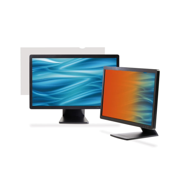 3M Gold Privacy Filter Screen for Monitors, 21.5 Widescreen (16:9), Reduces Blue Light, GF215W9B