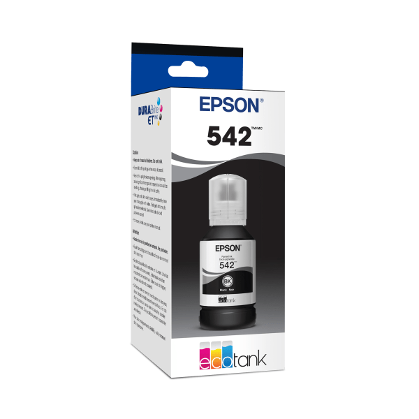 Epson® 542 EcoTank® Black Ink Refill Bottle, T542120-S