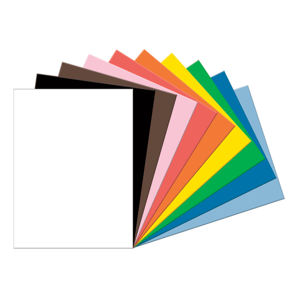 Tru-Ray Construction Paper, 50% Recycled, Assorted Colors, 18 x 24, Pack Of 50