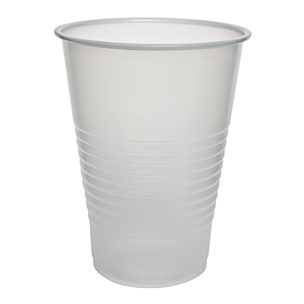 Dart High-Impact Polystyrene Cold Cups  7 oz  Translucent  100 Cups/Sleeve  25 Sleeves/Carton