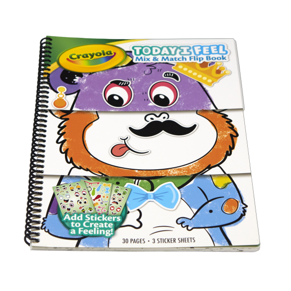 Crayola Today I Feel - Interactive Lift the Flap Flip Book