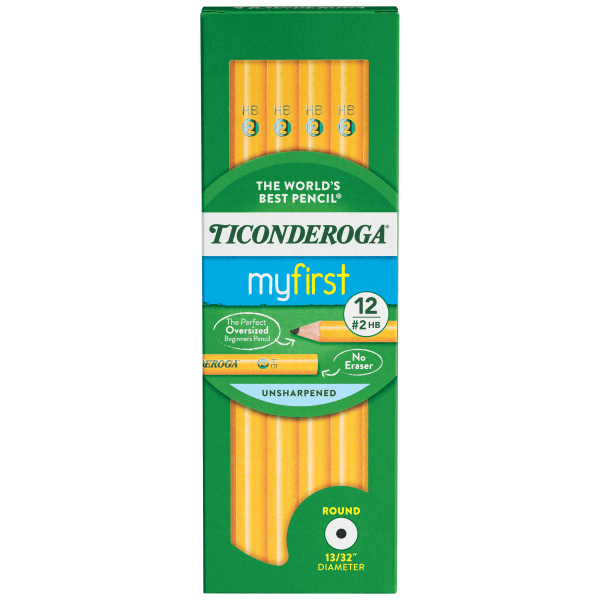 UPC 072067130808 product image for Ticonderoga® Beginners' Elementary Untipped Wood Pencils, HB Lead, Pack of 12 | upcitemdb.com