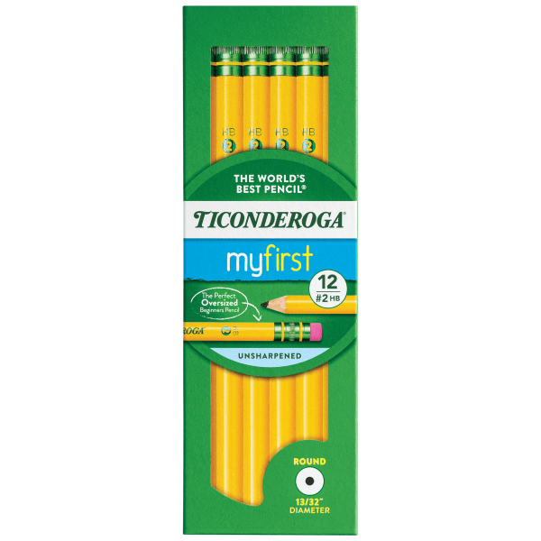 UPC 072067133083 product image for Ticonderoga® My First Beginners' Elementary Pencils, HB Lead, Pack of 12 | upcitemdb.com