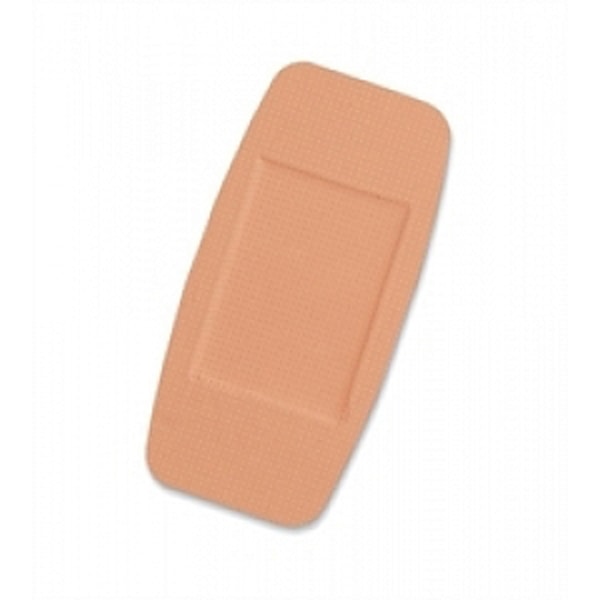 CURAD® Plastic Adhesive Bandages, 2"" x 4"", Tan, Case Of 12 -  NON25504