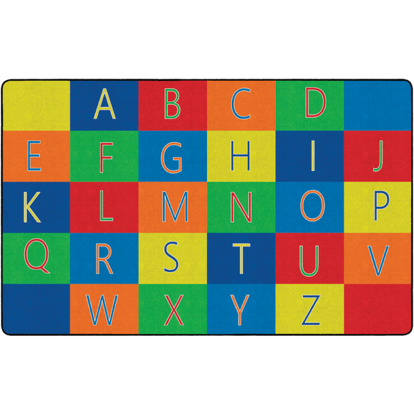 Flagship Carpets Alphabet Seating Rug, 7' 6"" x 12', Multicolor -  FE404-44A