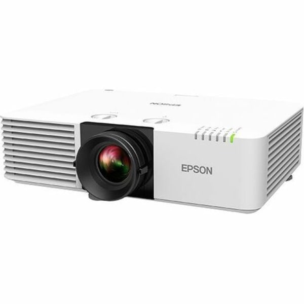 Photos - Projector Epson PowerLite L630U Long Throw 3LCD  - White - FrontWUXGA - 6200 lm - HDMI - USB - Wireless LAN - Network  (RJ-45)