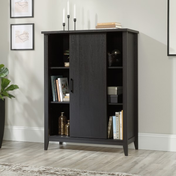 Sauder Summit Station 52 H Bookcase, Office Depot Bookcases With Doors And Windows