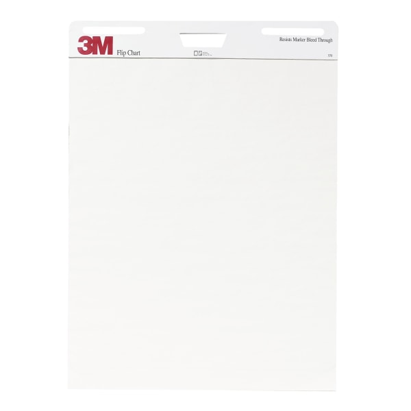 3M Easel Pad Flip Chart  25 x 30-Inches  40-Sheets/Pad