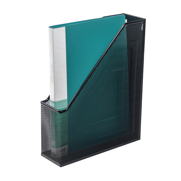 Office Depot Brand Mesh Magazine File Black