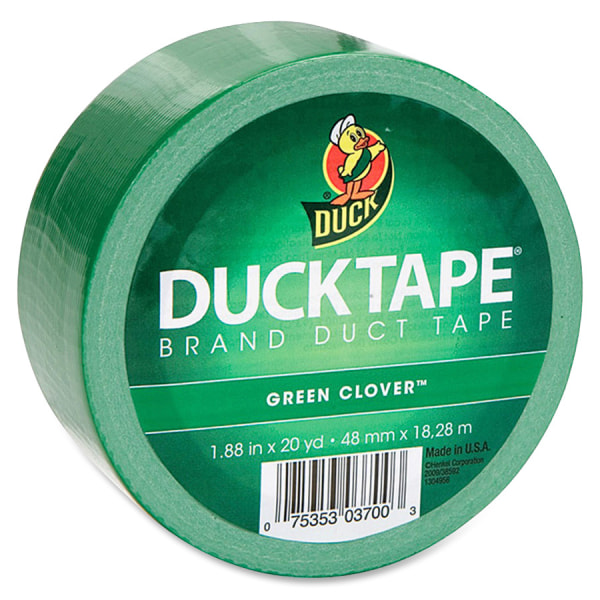 Duck Brand Brand Color Duct Tape - 20 yd Length x 1.88"" Width - 1 / Roll - Green -  1304968RL