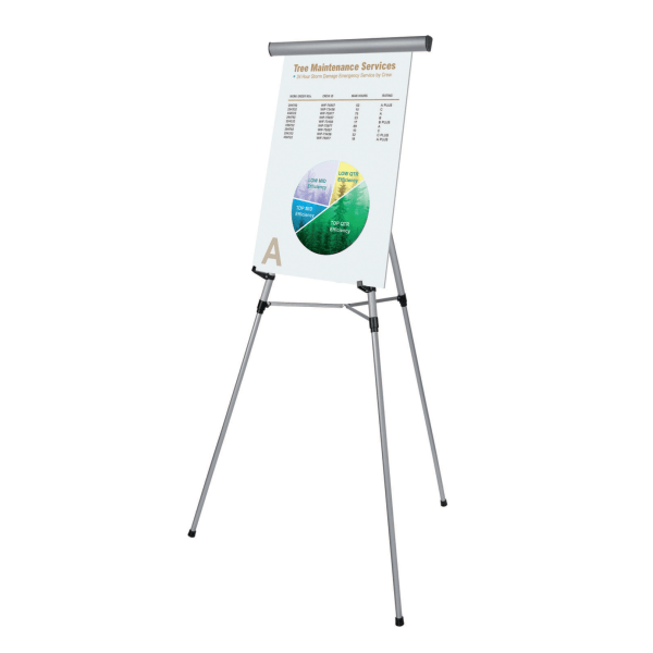 Office Depot® Brand Heavy Duty Presentation Easel, Silver ·