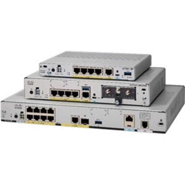 2 SIM Ethernet, Cellular Modem/Wireless Router - LTE Advanced, HSPA+, UMTS, EDGE, GPRS, DC-HSPA+ - 8 x Network Port - 1 x Broadban - Cisco C1161X-8PLTEP