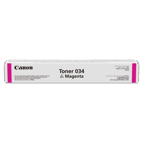 Canon 034 pQ Magenta Toner Cartridge, 9452B001
