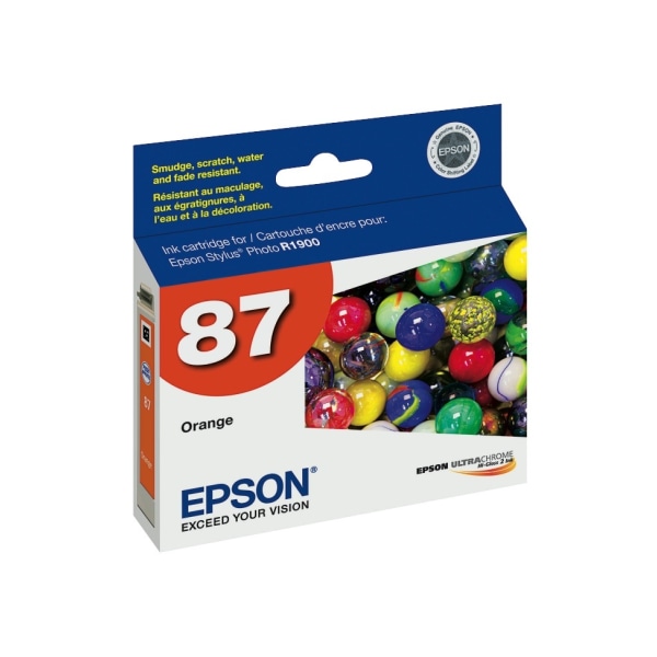 Epson 87 UltraChrome Hi-Gloss 2 Orange Ink Cartridge, T087920