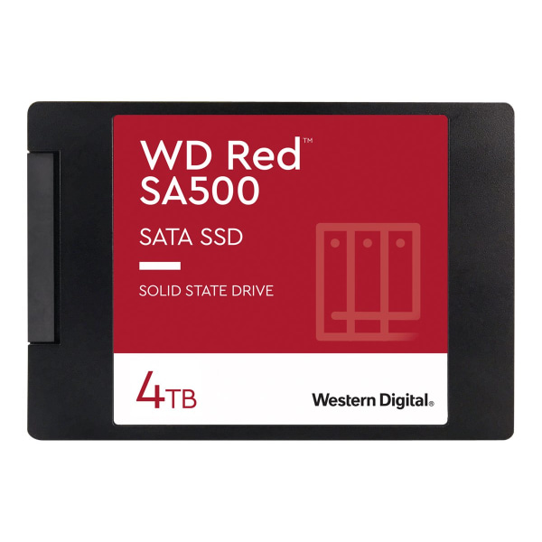 Western Digital Red WDS400T1R0A 4 TB Solid State Drive - 2.5" Internal - SATA (SATA/600) - 2500 TB TBW - 560 MB/s Maximum Read Transfer Rate - 5 Year