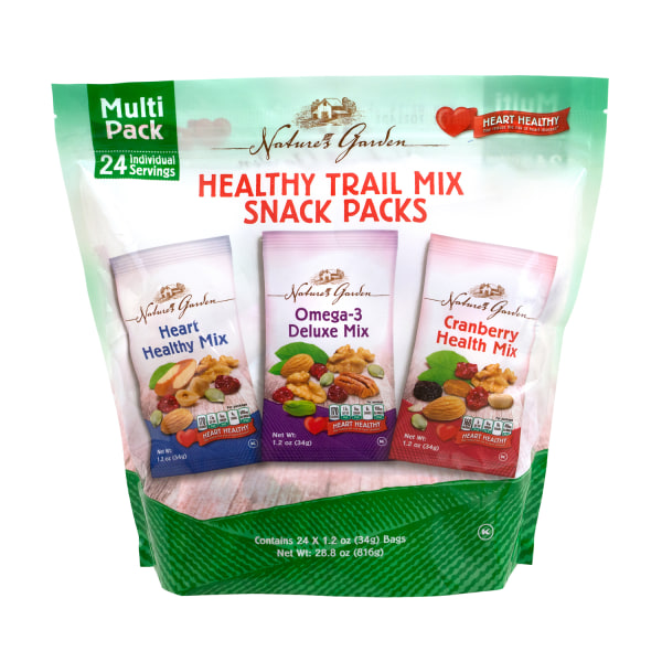 UPC 846548070606 product image for Nature's Garden Healthy Trail Mix Snack Packs, 1.2 oz, 24 Count | upcitemdb.com