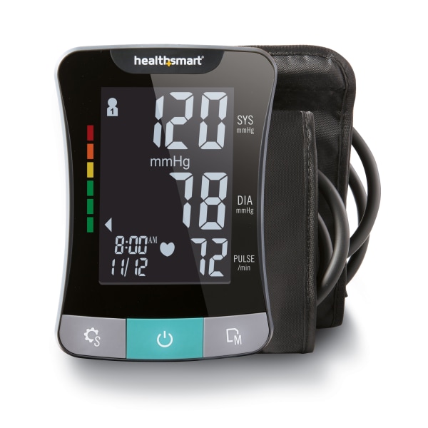 HealthSmart� Premium Talking Automatic Digital Blood Pressure Monitor With Standard And Large Cuffs