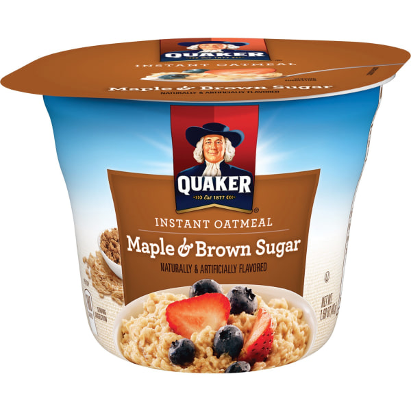 UPC 030000319710 product image for Quaker® Express Oatmeal Cups, Brown Sugar, 1.69 Oz, Pack Of 24 | upcitemdb.com