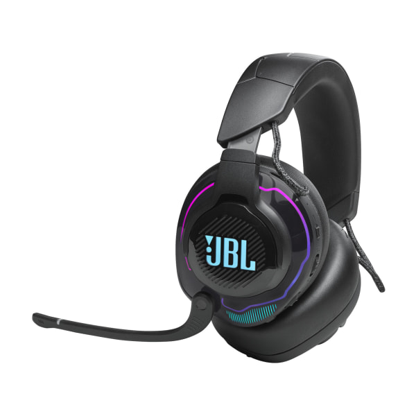 JBL Quantum 910 Active Noise-Cancelling Wireless Over-Ear Performance Gaming Headset, Black