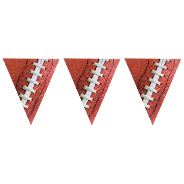 UPC 048419589198 product image for Amscan Plastic Football Pennant Banners, 12', Pack Of 4 Banners | upcitemdb.com