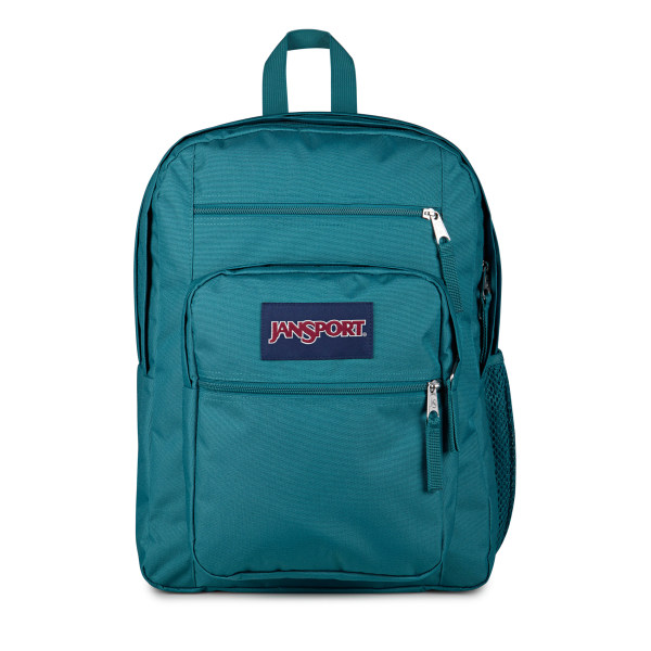 Jansport Big Student Backpack With 15" Laptop Pocket, 90% Recycled, Emerald Pool, Total Qty 1