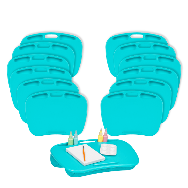 LapGear MyDesk Lap Desks 1812 x 191516 Turquoise Pack Of 12 Desks