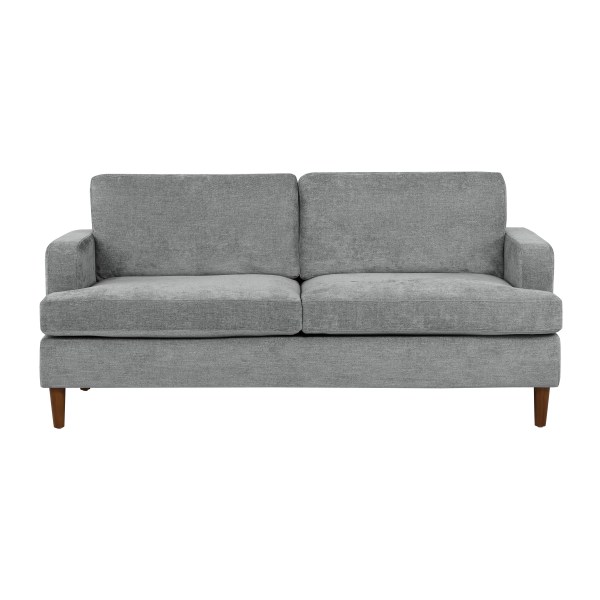 Lifestyle Solutions Serta Friedrich Fabric Sofa, 35-2/5""H x 73-3/5""W x 30-3/4""D, Gray/Natural -  133A011GRY