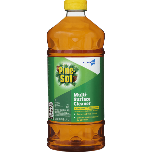 Pine-Sol  CLO41773  Multi-Surface Cleaner - CloroxPro  1 Each  Amber, 6/60 Fl Oz 