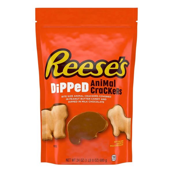 UPC 034000229321 product image for Reese's Milk Chocolate Peanut Butter Dipped Animal Crackers, 24 oz | upcitemdb.com