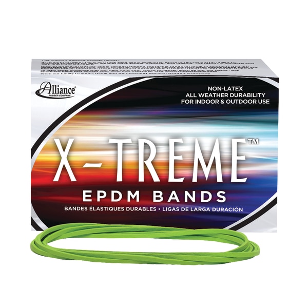 Alliance Rubber XTreme File Bands Lime Green