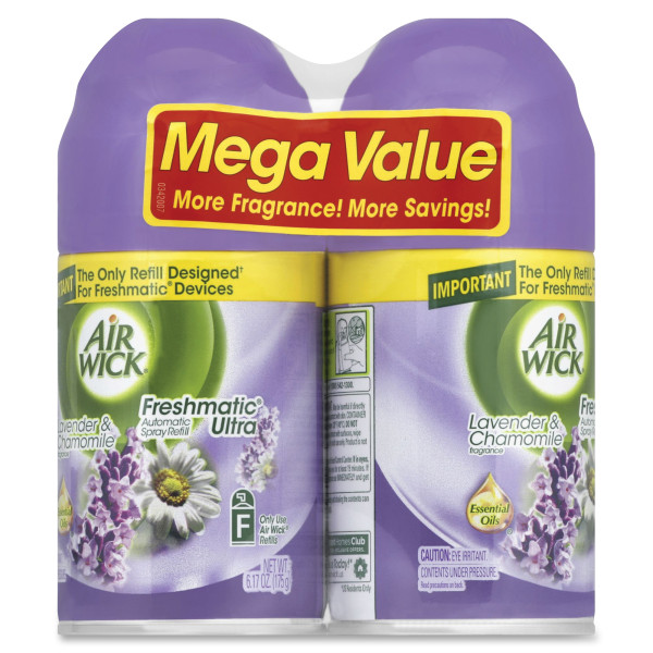 Air Wick Freshmatic Ultra Refill 617 Oz Lavender  Chamomile Scent Pack Of 2