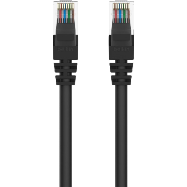 Photos - Cable (video, audio, USB) Belkin Cat5e Patch Cable - RJ-45 Male Network - RJ-45 Male Network - 4ft - Black 