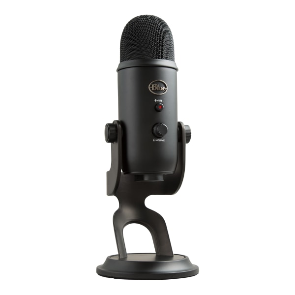 Blue Microphones Yeti Professional USB Microphone, Black (988-000100), Blue/Black | Quill