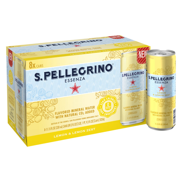 UPC 041508803168 product image for Nestlé® S.Pellegrino Essenza Flavored Mineral Water, Lemon & Lemon Zest, 11.15 O | upcitemdb.com
