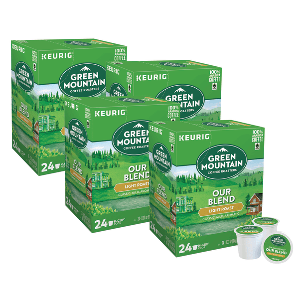 Green Mountain Coffee Our Blend Keurig Single-Serve K-Cup Pods, Light Roast Coffee, 24 Count