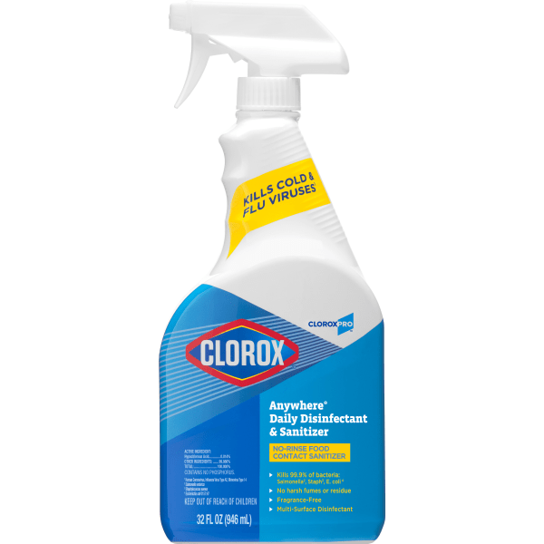 UPC 044600016986 product image for CloroxPro™ Anywhere Daily Disinfectant and Sanitizer, 32 FL Oz Spray Bottle | upcitemdb.com