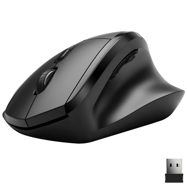 Delton S30 Ergonomic Wireless Optical Mouse, 3 Adjustable Dpi (DMERGS30-wb) - Black