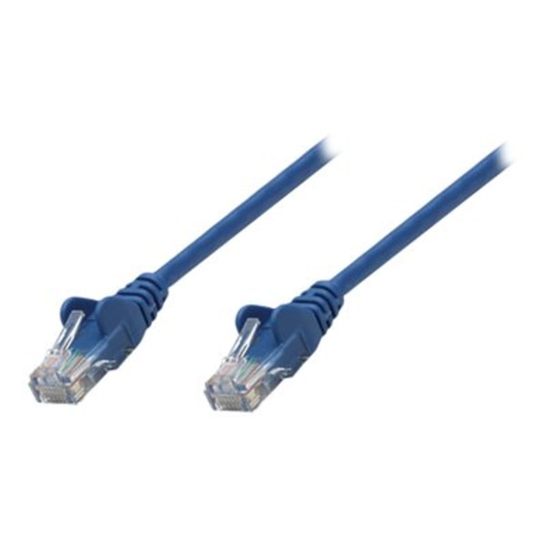 UPC 766623319874 product image for Intellinet Network Patch Cable, Cat5e, 7.5m, Blue, CCA, U/UTP, PVC, RJ45, Gold P | upcitemdb.com
