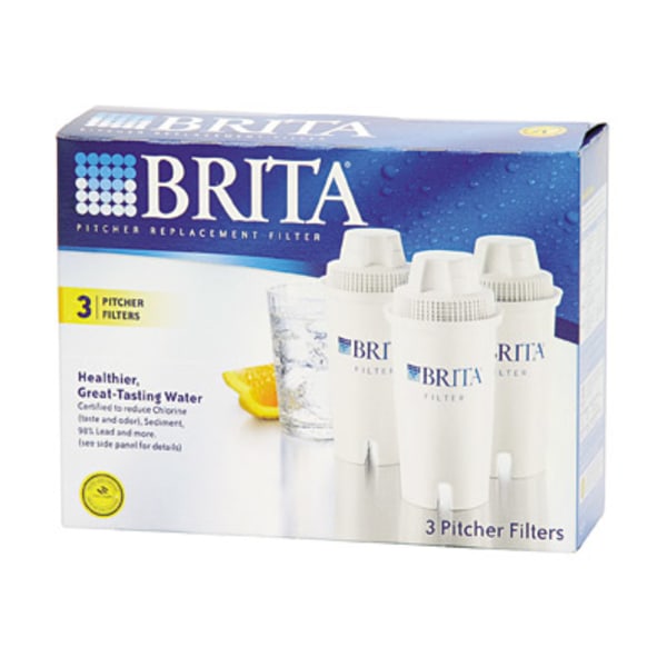 Brita Replacement Water Filter for Pitchers, 3/pack (35503)