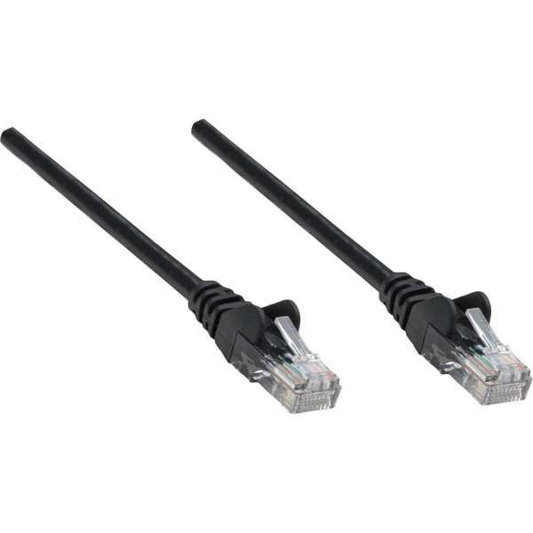 UPC 766623320788 product image for Intellinet Network Patch Cable, Cat5e, 7.5m, Black, CCA, U/UTP, PVC, RJ45, Gold  | upcitemdb.com