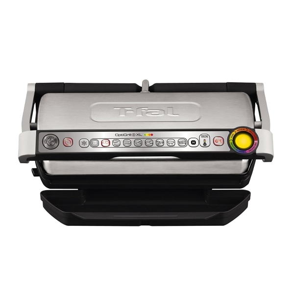 T-Fal Indoor Optigrill + XL, 14-13/16"H x 9"W x 15-13/16"D, Black