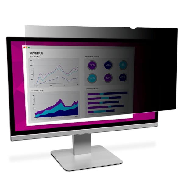 3M High-Clarity Privacy Filter For 21 Widescreen(16:9), Black, Reduces Blue Light, HC215W9B