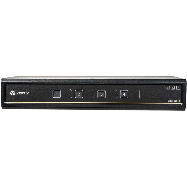 UPC 636430075402 product image for Vertiv Cybex SC900 Secure Desktop KVM Switch  4 Port Dual-Head  DVI-I  TAA - 4K  | upcitemdb.com