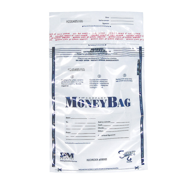 UPC 089243580029 product image for PM™ Company Clear Disposable Plastic Deposit Bags, 9