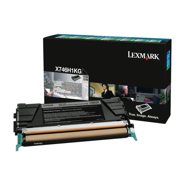 Lexmark™ X746H1KG Black High Yield Toner Cartridge