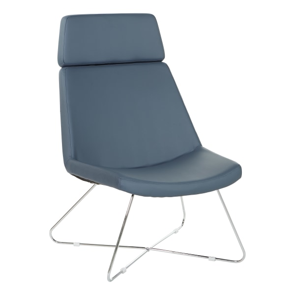 Office Star Geena Guest Chair, Blue - GNA50400-R105 - Furniture Help visitors relax with this Office Star chair in sku GNA50400-R105